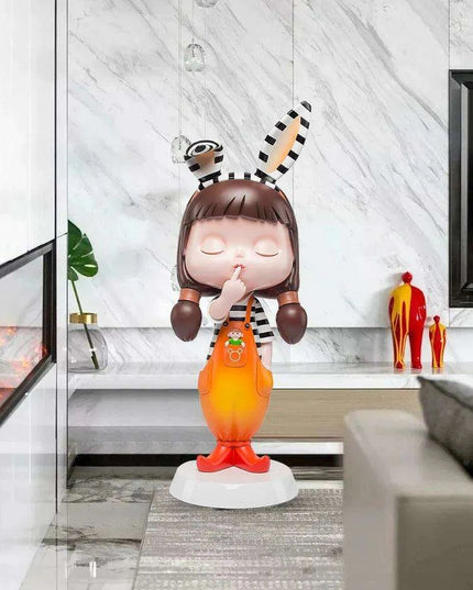Whimsical Abstract Figurine Decor