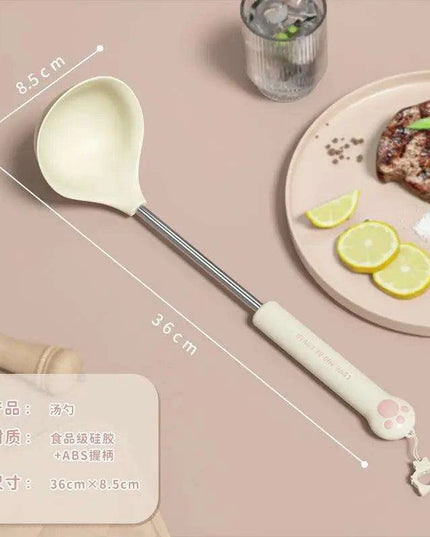 Eco-Friendly Silicone Cooking Utensil Set with Unique Subnets Design - Durable Kitchen Essentials