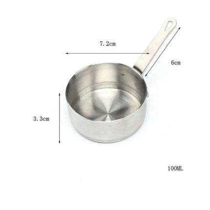 Elegant Stainless Steel Saucepan Collection with Handle - Essential Cooking Set