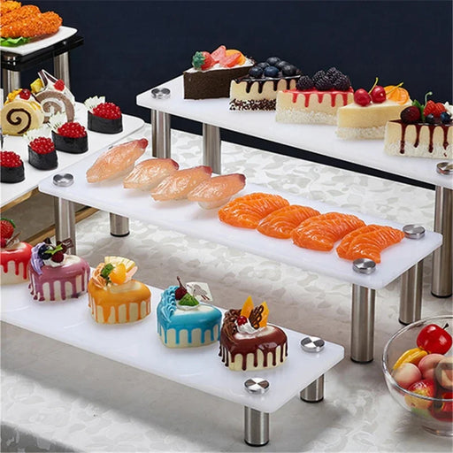 Acrylic Tiered Dessert Display Stand - Elegant Buffet and Pastry Rack for Weddings and Events