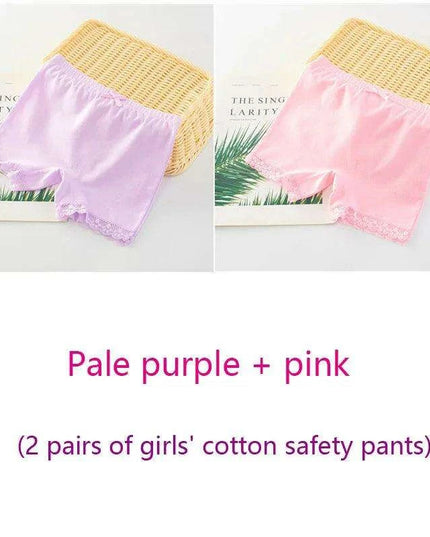 Adorable Cartoon Cotton Briefs for Girls - 2-Piece Underwear Set (Ages 2-11)