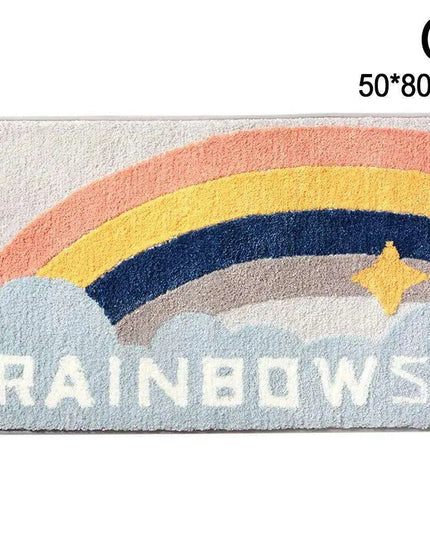 Colorful Comfort Plush Bath Mat - Soft Absorbent Rug
