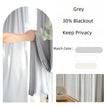 Grey / W100xH270cm / Pull Pleated Tape