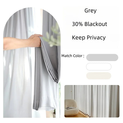 byetee Extra High Sheer Tulle Curtains – 350/400/500cm Floor-to-Ceiling Drapes