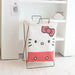 Hello Kitty Stylish Foldable Laundry Hamper: Sturdy Iron Frame & Waterproof Design - Spacious Organizer