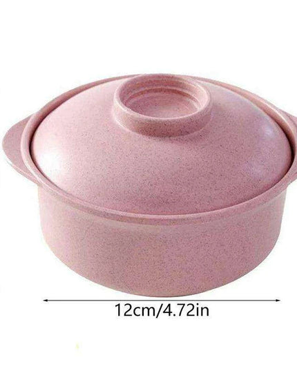 Sustainable Japanese Noodle Bowls with Lids - Elegant Containers for Soup and Rice Enjoyment