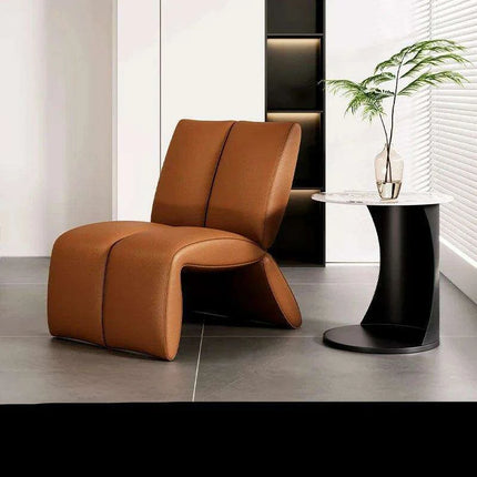 Stylish Leather Lounge Chair for Contemporary Living Areas