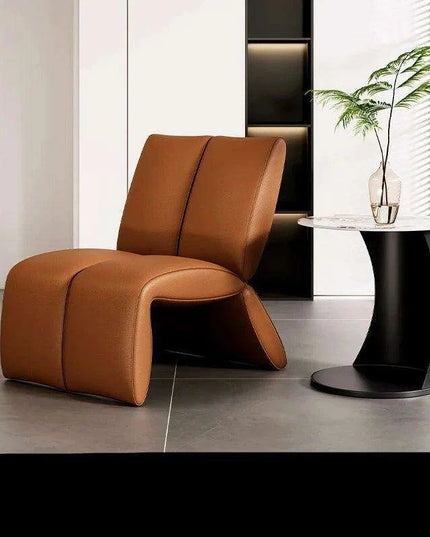 Stylish Leather Lounge Chair for Contemporary Living Areas