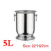 Stainless Steel Double Layer Insulated Beverage Storage Barrel