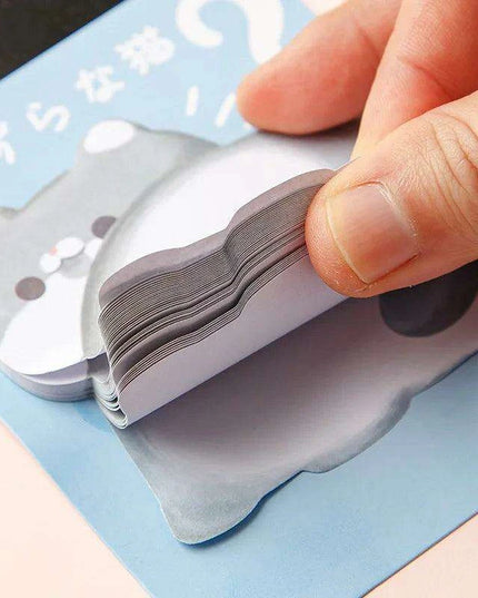 Animal Friends Sticky Note Collection - 30 Sheets of Fun Designs