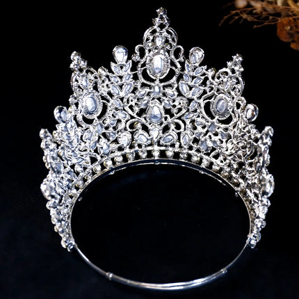 Luxury Rhinestone Tiara Crown – Bridal & Prom Hair Accessory