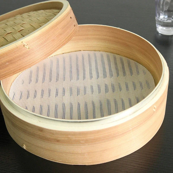 Bamboo Silicone Steamer Mat - Essential Tool for Versatile Cooking