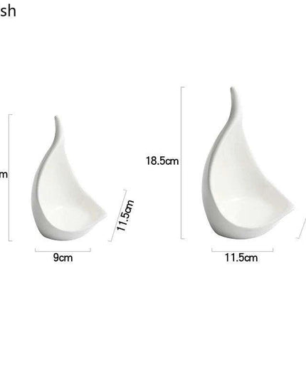 Chic Irregular Shaped Ceramic Plate Collection for Elevated Dining