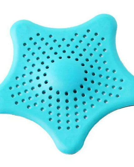 Starfish-Shaped Silicone Drain Protector - Versatile Hair Catcher for Kitchen and Bathroom Sinks