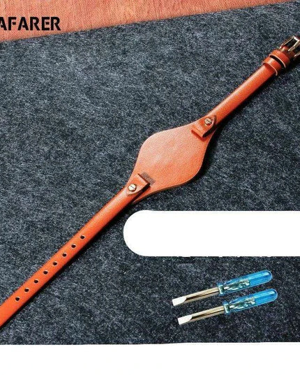 Elegant Cowhide Leather Watch Straps with Rose Steel Buckle - A Luxurious Women's Accessory