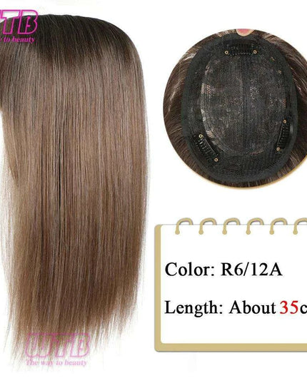 Bangs & Volume: Clip-In Hair Topper for Instant Transformation