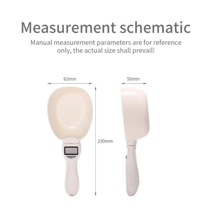 Digital Smart Pet Feeder with Precision Measuring Spoon