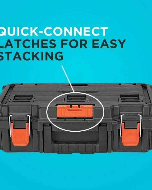 Stackable Wheeled Toolbox Organizer Set - The Ultimate Portable Storage Solution
