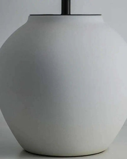 Chic Wabi Sabi Ceramic Table Lamp - Customizable Brightness & Color for Elegant Spaces