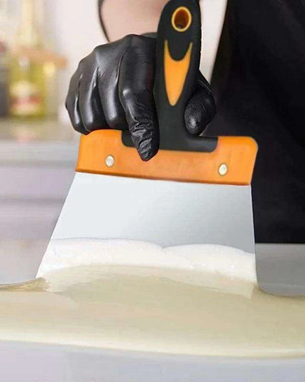 Premium Stainless Steel Cake Decorating Kit: Spatula and Scraper for Every Baking Occasion