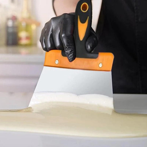 Premium Stainless Steel Cake Decorating Kit: Spatula and Scraper for Every Baking Occasion