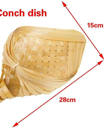 Sophisticated Bamboo Sushi and Sashimi Serving Set with Decorative Accents