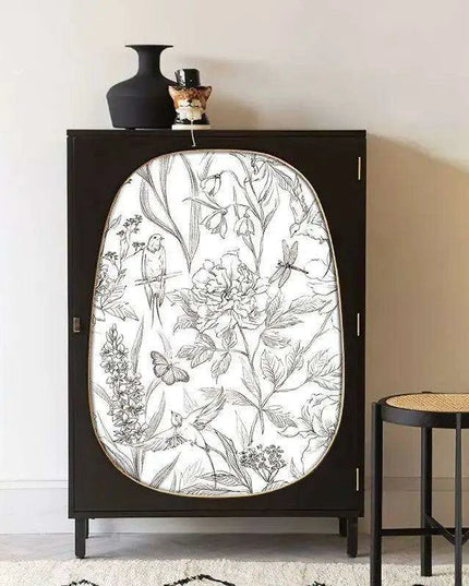 Chic Black and White Adhesive Wallpaper for Stylish Home Transformations