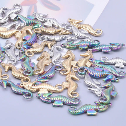 Hip Hop Animal Pendant Set – Stainless Steel Beetle, Scorpion & Spider