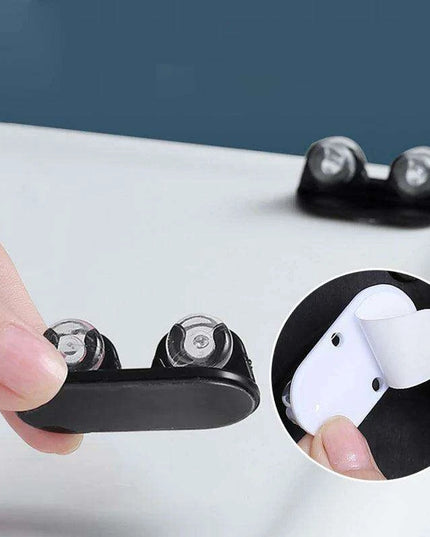 Set of 4 Silent Self-Adhesive Mini Caster Wheels for Easy Movement of Storage Bins and Trash Cans - Scratch-Free and Versatile