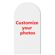 Customizable Arched Photo Backdrop Cloth for Events