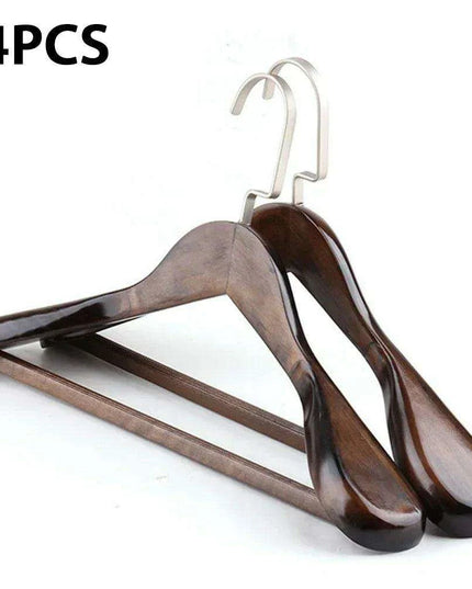 Chic Wooden Hanger Collection for Stylish Closet Arrangement