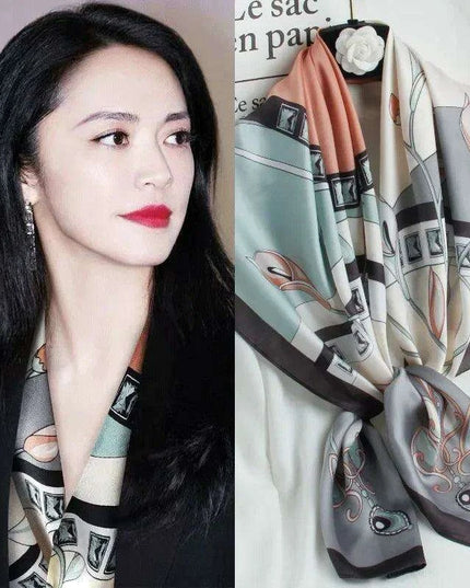 Elegant Silk Satin Hijab Scarf - A Touch of Luxury for Every Occasion