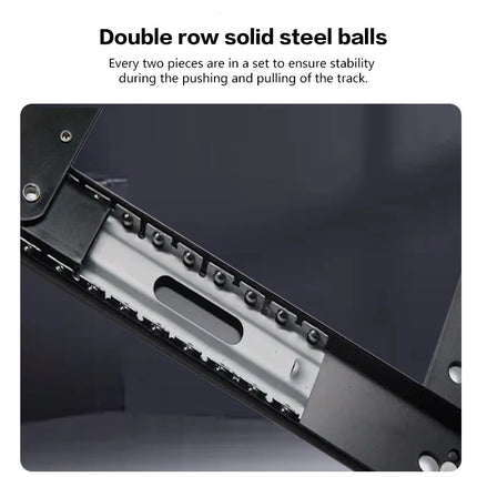 Invisible Butterfly Pocket Door Slide Hardware — 7 Track Lengths