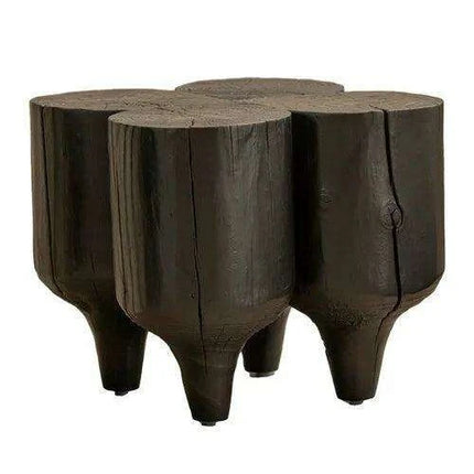 Unique Irregular Luxury Wooden Coffee Tables - Minimalist Side Tables with Complimentary Shipping for Stylish Home Decor