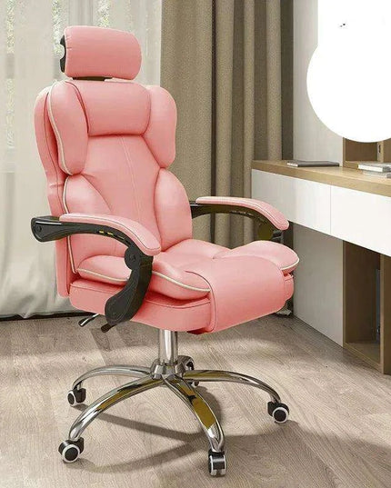 Ultimate Ergonomic Office and Gaming Chair with Adjustable Backrest and Footrest