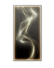D / RC Warm Light / 50X100CM|Black Frame