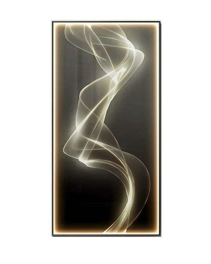 Luxe Crystal and Aluminum LED Wall Sconce with Porcelain Detailing