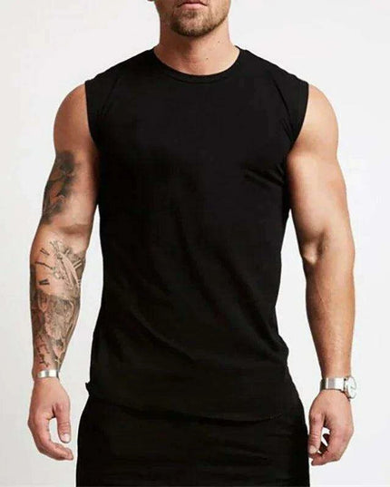 Men's Bodybuilding Sleeveless Workout Tank Top for Fitness and Sports