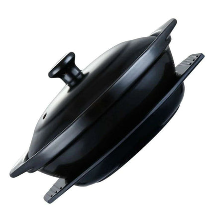 Stylish Ceramic Stew Pot Collection with Dual Handles and Serving Tray