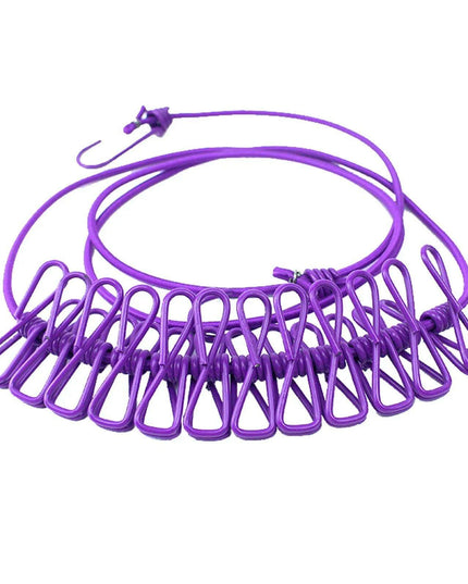 Travel-Friendly Clothes Drying Solution for Outdoor Enthusiasts