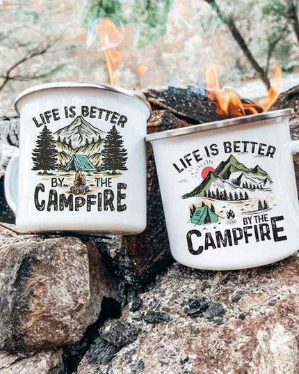 Nature's Adventure Enamel Mug: The Essential Companion for Outdoor Lovers