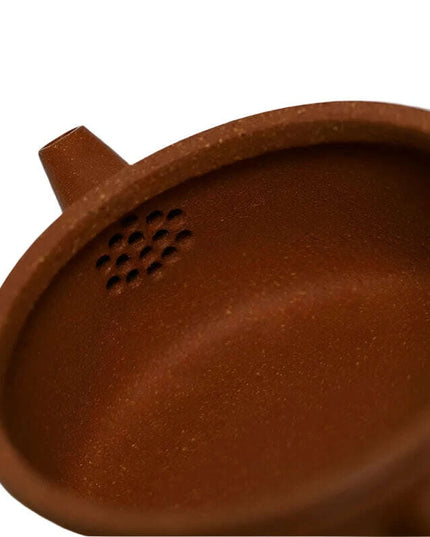 Compact 120ml Artisan Purple Clay Teapot Set for On-the-Go Tea Enthusiasts