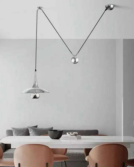 Sleek Adjustable LED Pendant Light: Chic Illumination for Contemporary Homes