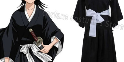 Samurai Role-Play Costume Japanese-Style Black Kimono Including Sleeved Top Loose-Fitting Hakama Halloween Carnival Party Costum samurai-role-play-costume-japanese-style-black-kimono-including-sleeved-top-loose-fitting-hakama-halloween-carnival-party-costum