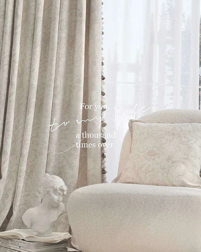 Luxurious French Palace Blackout Drapes for Chic Home Elegance