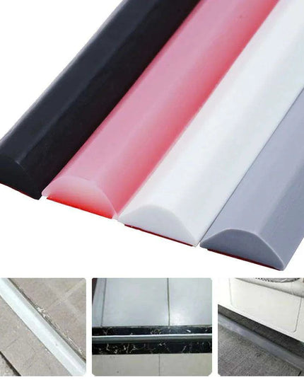Flexible Silicone Water Barrier Strips for Kitchen and Bathroom Control