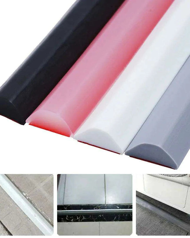 Flexible Silicone Water Barrier Strips for Kitchen and Bathroom Control
