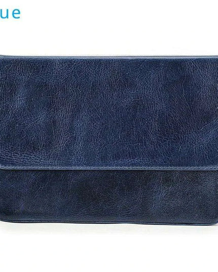 Elegant Genuine Leather Pen Organizer - Stylish Storage for Office and Travel