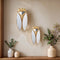 Shop1104558825 Golden Cicada Pendant - Elegant Resin Mirror Finish, Ho
