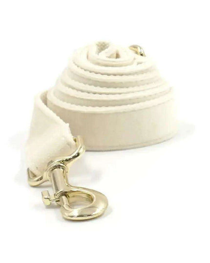 Personalized Luxury Velvet Dog Collar with Engraved Name Tag and Matching Leash